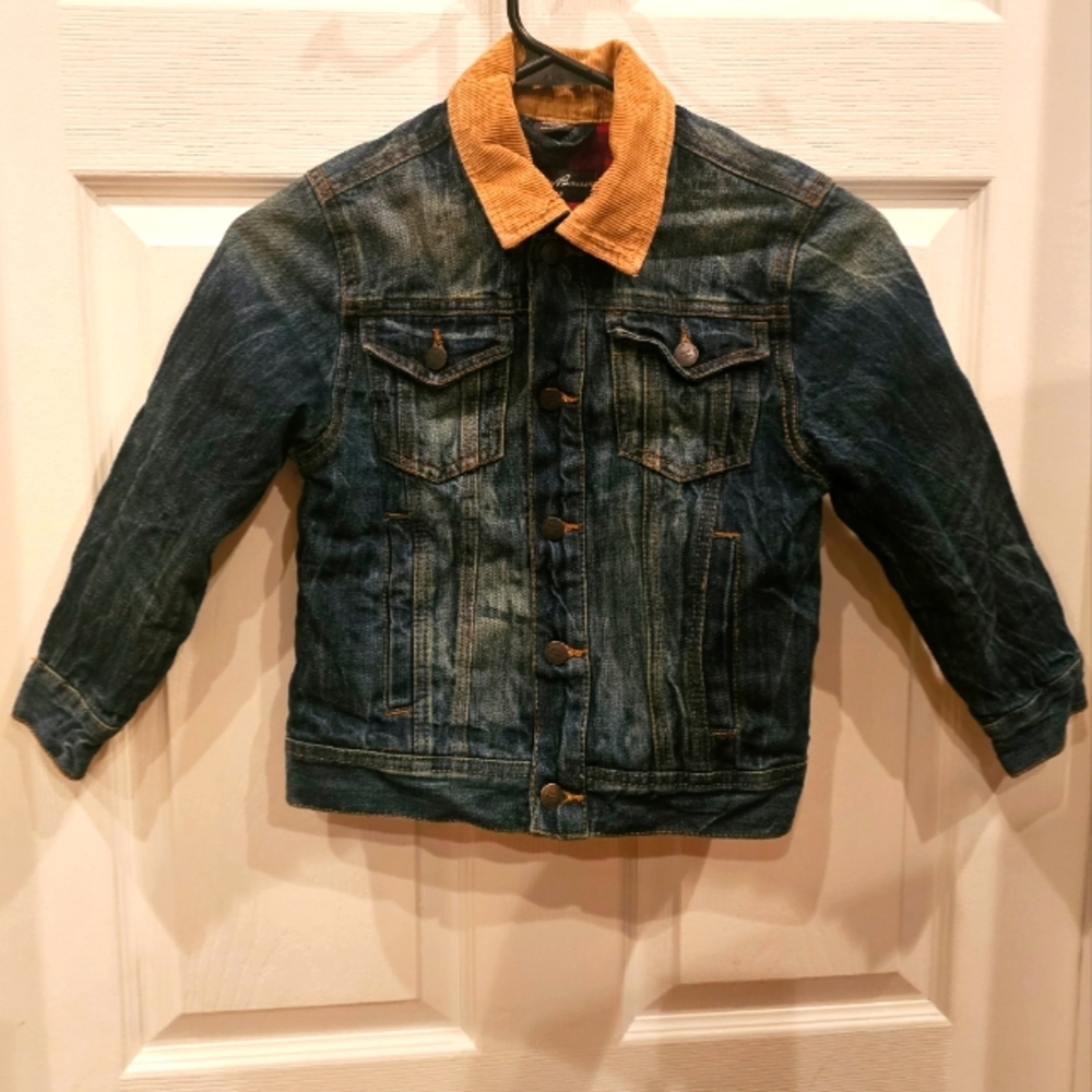 Eddie Bauer Jean Jacket with Flannel Lining